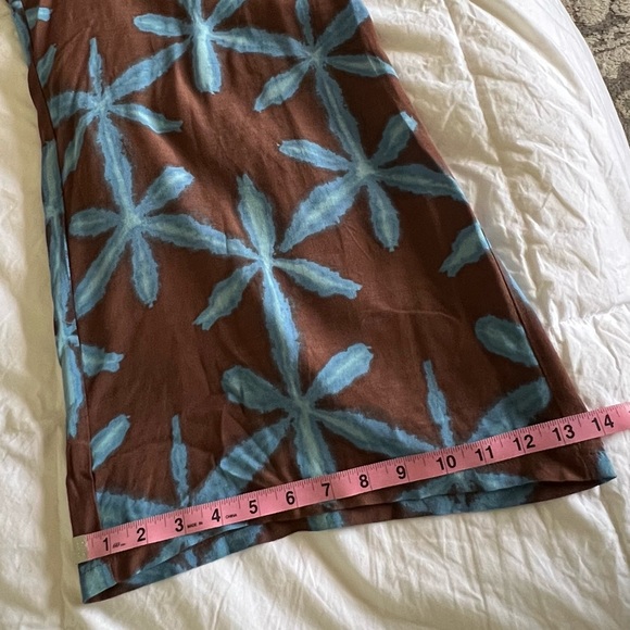 Ann Taylor LOFT Beach Tie Back Jumpsuit Star Tie Dye Wrap Wide Leg Jumpsuit XS - Picture 8 of 12